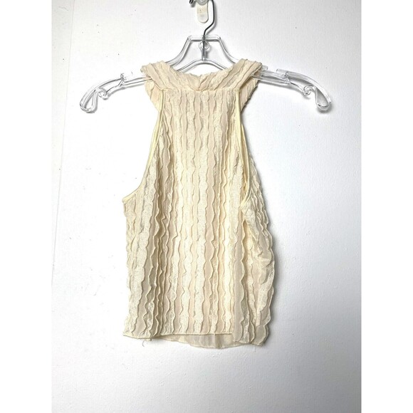 Shein Womens 2 Piece Set Mini Skirt Tank Top Beige Size S Sleeveless Outfit - Picture 12 of 13